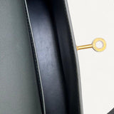 Bolsa Hermès Mini Kelly Vert Mangrove com Ferragens Electrum