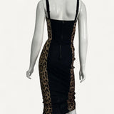 Vestido Dolce & Gabbana com Estampa de Onça