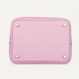 Bolsa Hermès Picotin 18 Clemence Mauve Pale com Ferragens Palladium