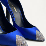 Scarpin Saint Laurent Satin Tower Pump