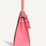 Bolsa Hermès Kelly 25 Epsom Rose Confetti com Ferragens Palladium