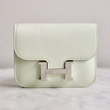 Carteira Hermès Constance Wallet Epsom Vert Fizz com Ferragens Palladium