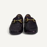 Mocassim Salvatore Ferragamo Croco Burgundy
