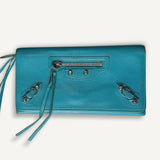 Carteira Balenciaga City Azul