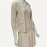 Vestido Chanel com Casaqueto Rose