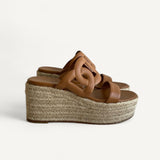 Sandália Hermés Ithea 30 Espadrille Gold