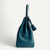Bolsa Hermès Kelly 28 Malachite com Ferragens Palladium