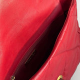 Bolsa Chanel 19 Medium Lambskin Vermelha