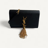 Bolsa Saint Laurent Kate Tassel Small Preta