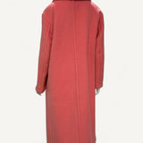 Trench Coat Burberry em Lã Pink