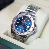 Relógio Rolex Yacht-Master 40 Em Aço Oystersteel & Platina