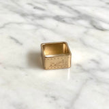 Anel de Twilly Hermès Bolduc 90 em Ferragens Permabrass