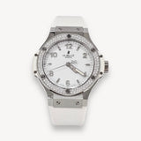 Relógio Steel White com Diamante