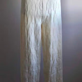 Calça  Hermès Lã  Blanc Naturel "H"