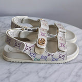 Sandália Gucci Slide GG Crystal