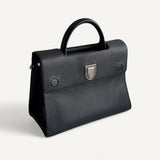 Bolsa Christian Dior Diorever Bag Couro Granulado com Ferragens Prateadas