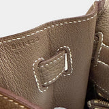 Bolsa Hermés Kelly 35 Togo Etoupe com Ferragens Gold