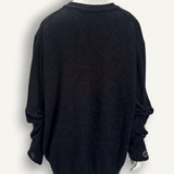 Pulôver Louis Vuitton Cashmere Cinza Monogram
