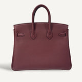 Bolsa Hermès Birkin 25 Togo Rouge H Ghw
