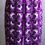 Saia Dolce & Gabbana Seda Maiolica