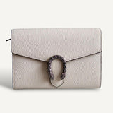 Bolsa Gucci Tiracolo Dionysus Mini Couro Off-White