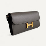 Bolsa Hermés Constance To Go Epsom Etoupe com Ferragens Gold