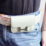 Carteira Hermès Constance Wallet Epsom Vert Fizz com Ferragens Palladium