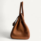 Bolsas Hermès Birkin 30 Togo Gold com Ferragens Palladium