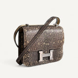Bolsa Hermès Constance em Couro Lizard com Ferragens Palladium