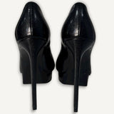 Scarpin Saint Laurent Stileto em Couro Preto