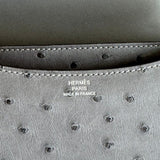 Bolsa Hermès Constance 18 Ostrich Etain com Ferragens Palladium