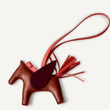 Charm Hermès Rodeo Pegasus Swift Grigri Gold | Rouge
