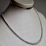 Colar Riviera Em Ouro Branco 18k em Diamantes Gota