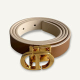 Cinto Dior Montaigne Reversible Beige