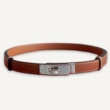 Cinto Hermès Kelly Epsom Gold com Ferragens Palladium