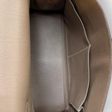 Bolsa Hermés Kelly 35 Togo Etoupe com Ferragens Gold