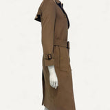 Trench Coat Burberry em Lã Bege - Tam 34