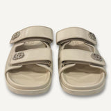 Sandália Gucci Marmont Double G Beige