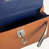 Bolsa Hermès Mini Kelly Epsom Tricolor Gold | Nata | Noir com Ferragens Palladium