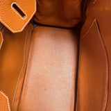 Bolsa Hermès Birkin 30 Barenia com Ferragens Palladium