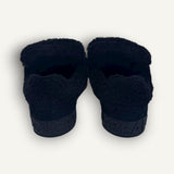Tênis Dolce & Gababana Preto Low Top Faux Shearling