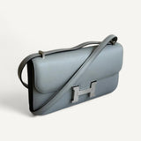Bolsa Hermès Constance Elan Epsom Bleu Glacier com Ferragens Palladium