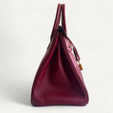 Bolsa Hermès Birkin 30 Rouge Fiv com Ferragens Gold