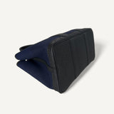 Bolsa Hermès Garden Bleu Marine/Noir com Ferragens Palladium