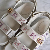 Sandália Gucci Slide GG Crystal