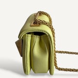 Bolsa Tiracolo Valentino One Stud Micro Amarela