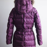 Jaqueta Burberry Nylon com Pêlos Burgundy