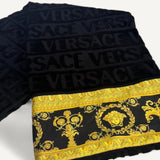 Toalha de Banho Versace Barroco Black