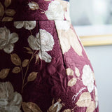 Saia Dolce & Gabbana Com Estampa de Rosa Vintage