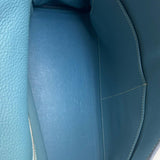 Bolsa Hermès Kelly 32 Togo Cobalt com Ferragens Palladium